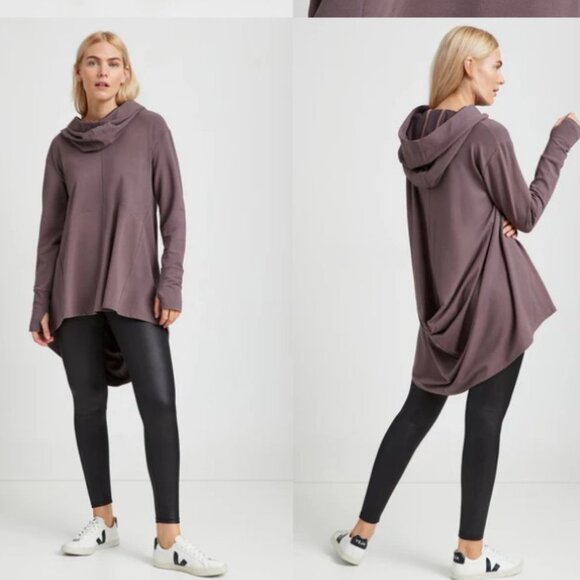 Marcella NY Firenza Hoodie Tunic Anthracite Size Small NWT - Picture 2 of 14